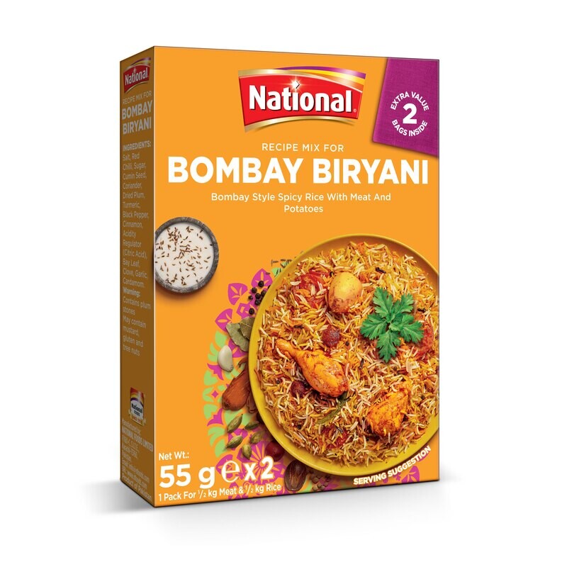 NATIONAL SPICE MIX BOMBAY BIRYANI 110G