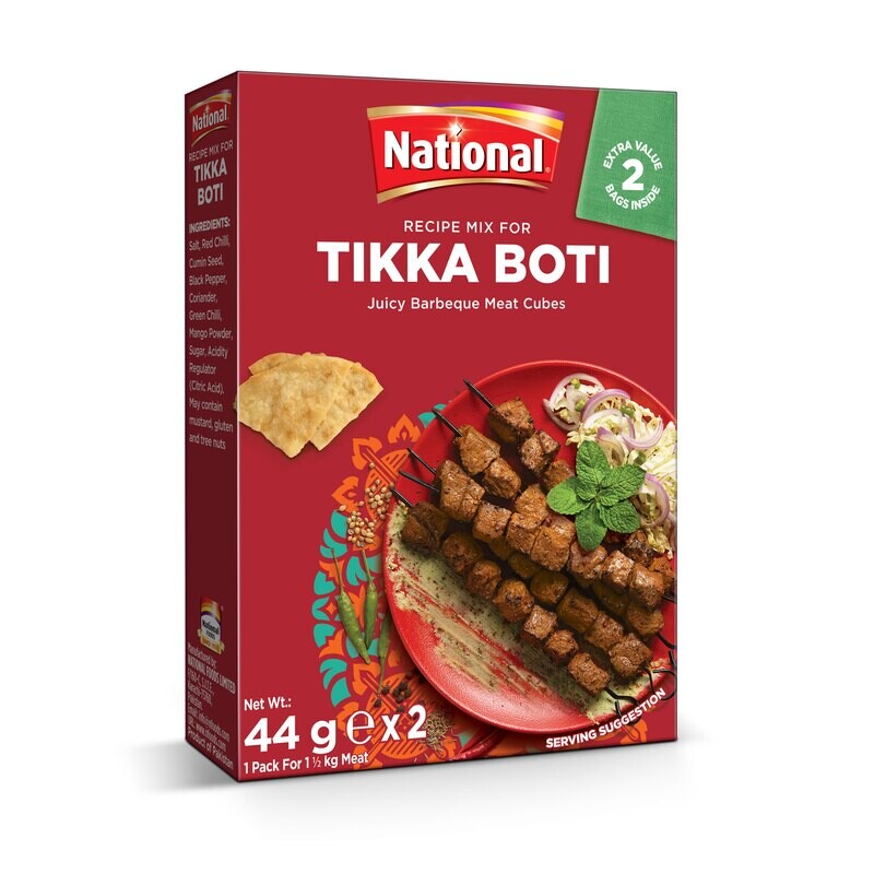 NATIONAL SPICE MIX TIKKA BOTI 88G
