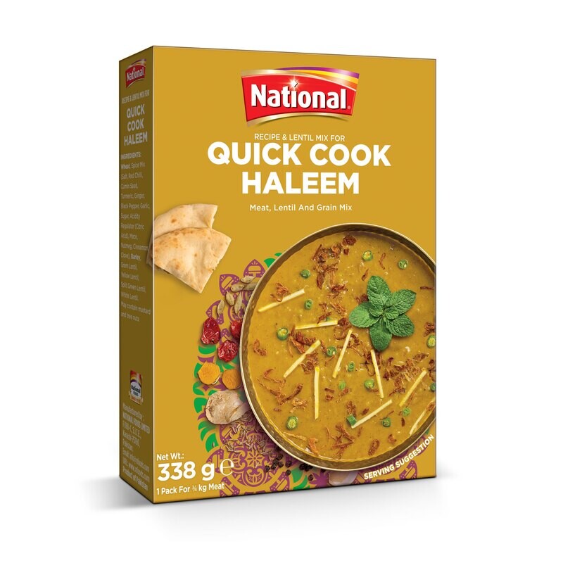 NATIONAL QUICK COOK HALEEM MIX 338G