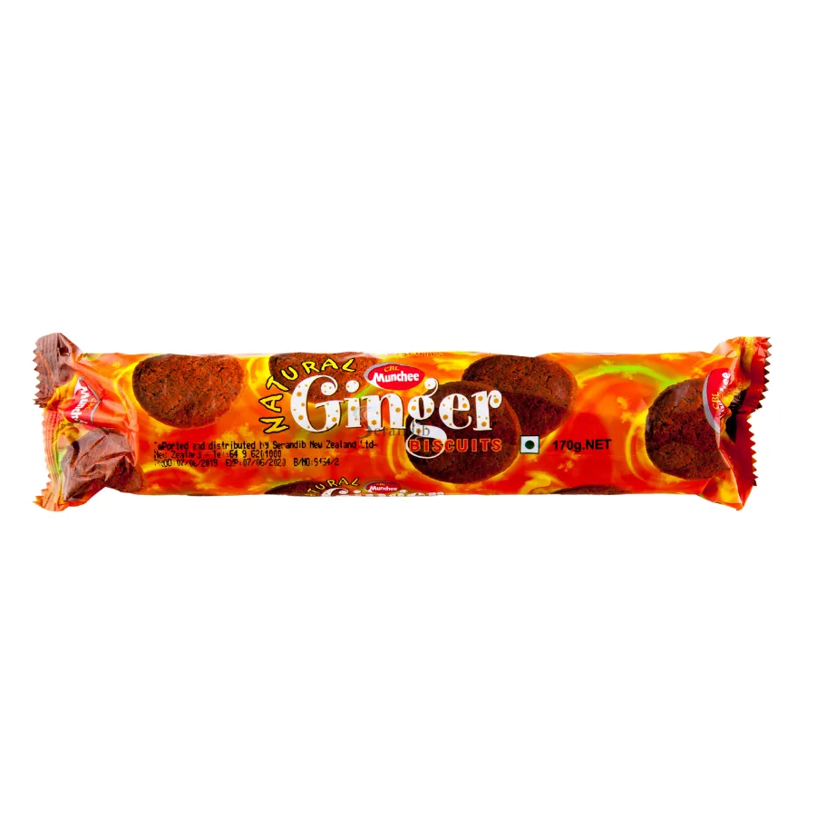 MUNCHEE GINGER BISCUITS 170G
