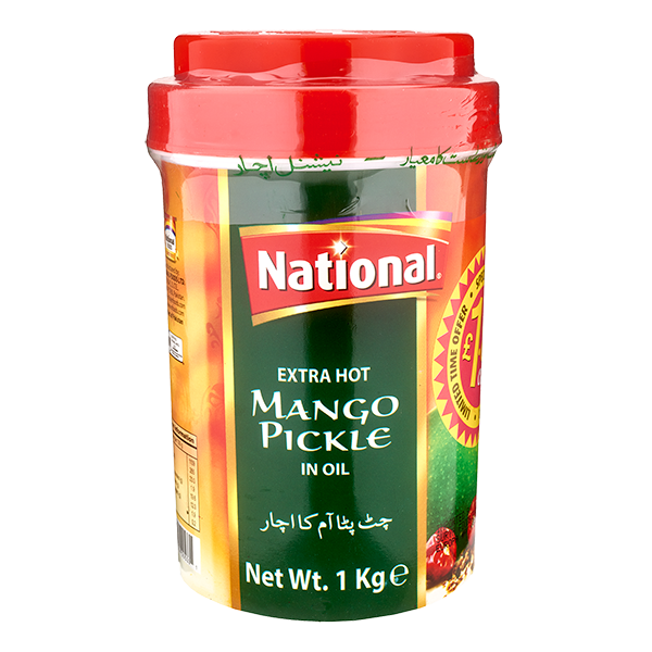 NATIONAL EXTRA HOT MANGO PICKLE 1KG