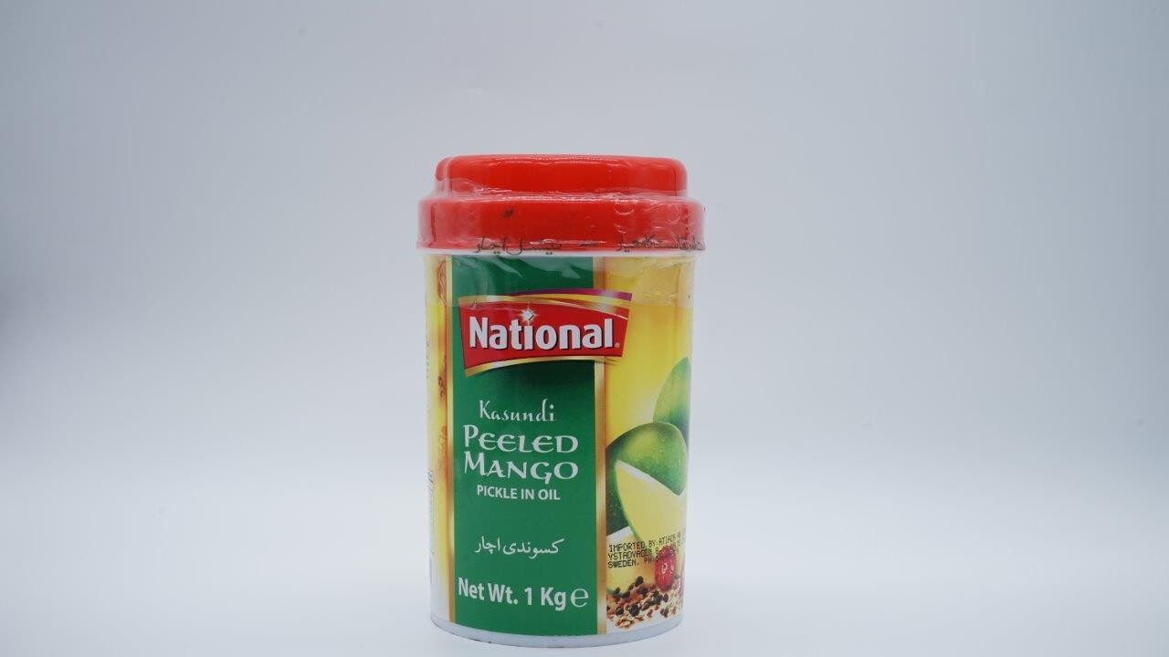 NATIONAL KASUNDI PEELED MANGO PICKLE 1KG