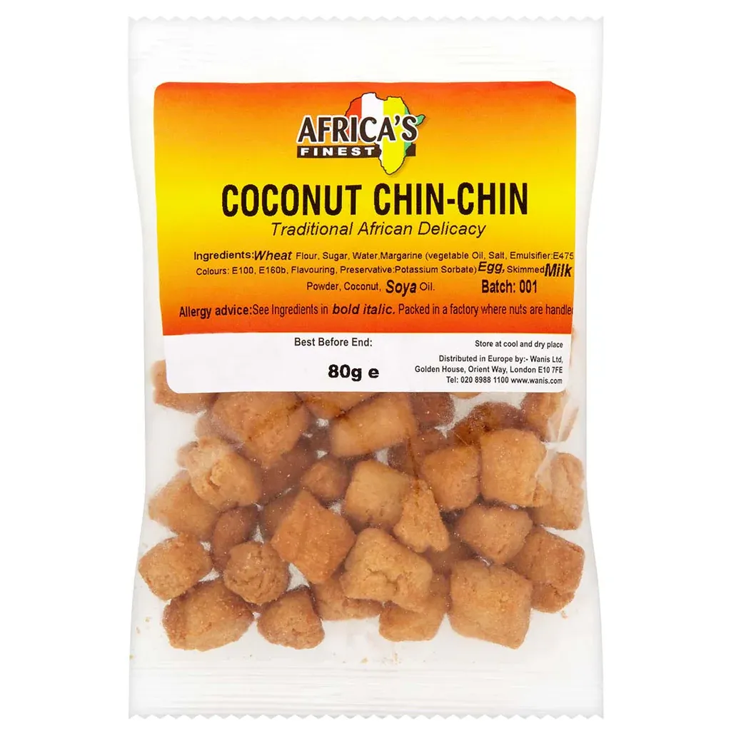 AFRICAN SUN COCONUT CHIN CHIN 80G