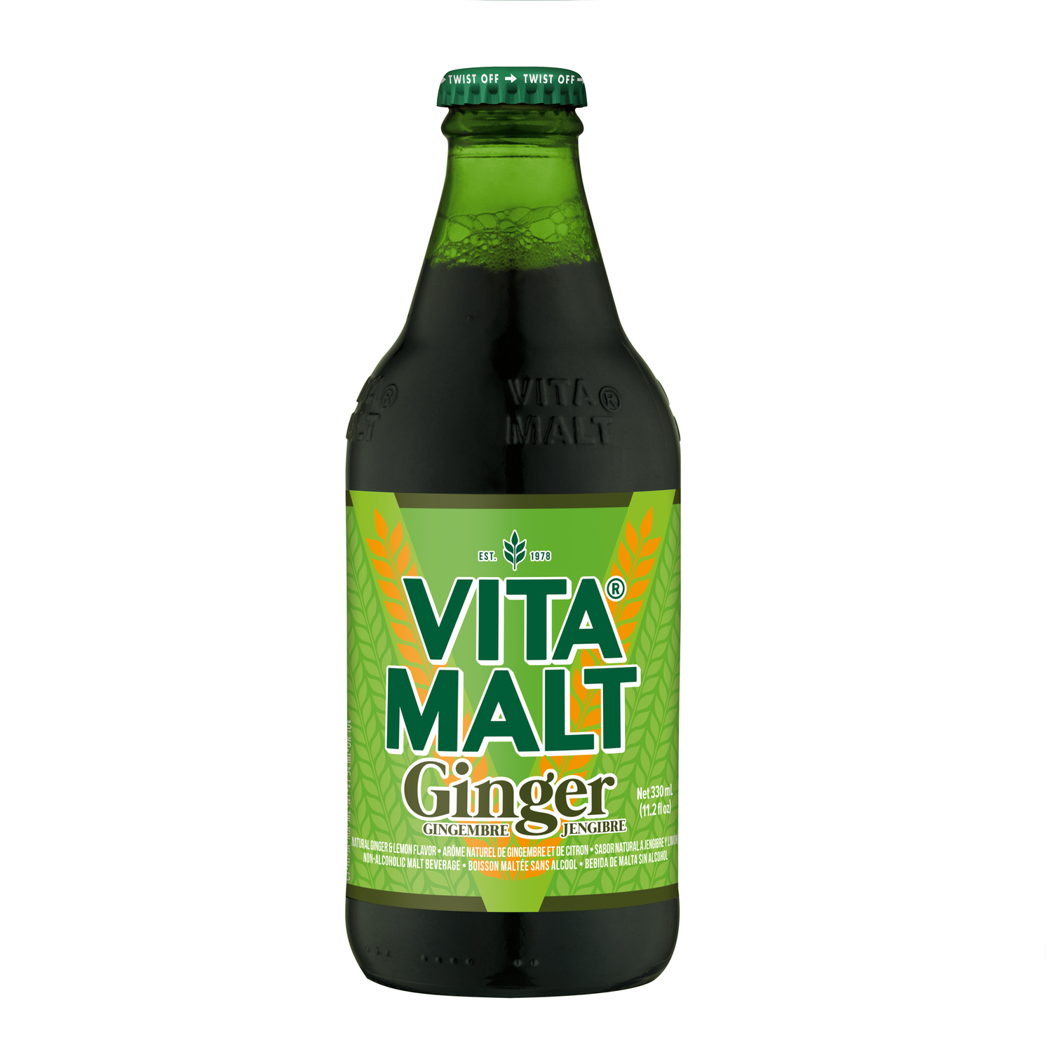 VITAMALT GINGER MALT DRINK 24x330ML
