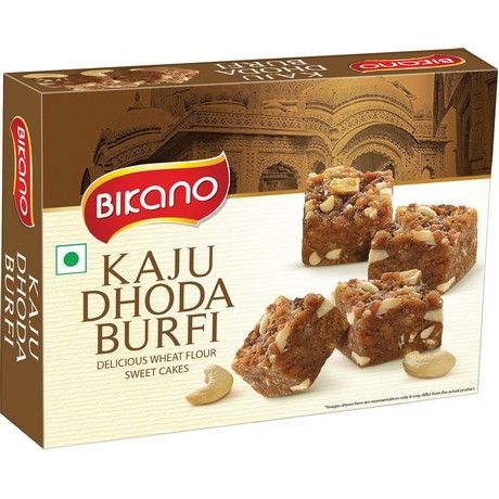 BIKANO SWEETS KAJU DHODA BURFI 400G