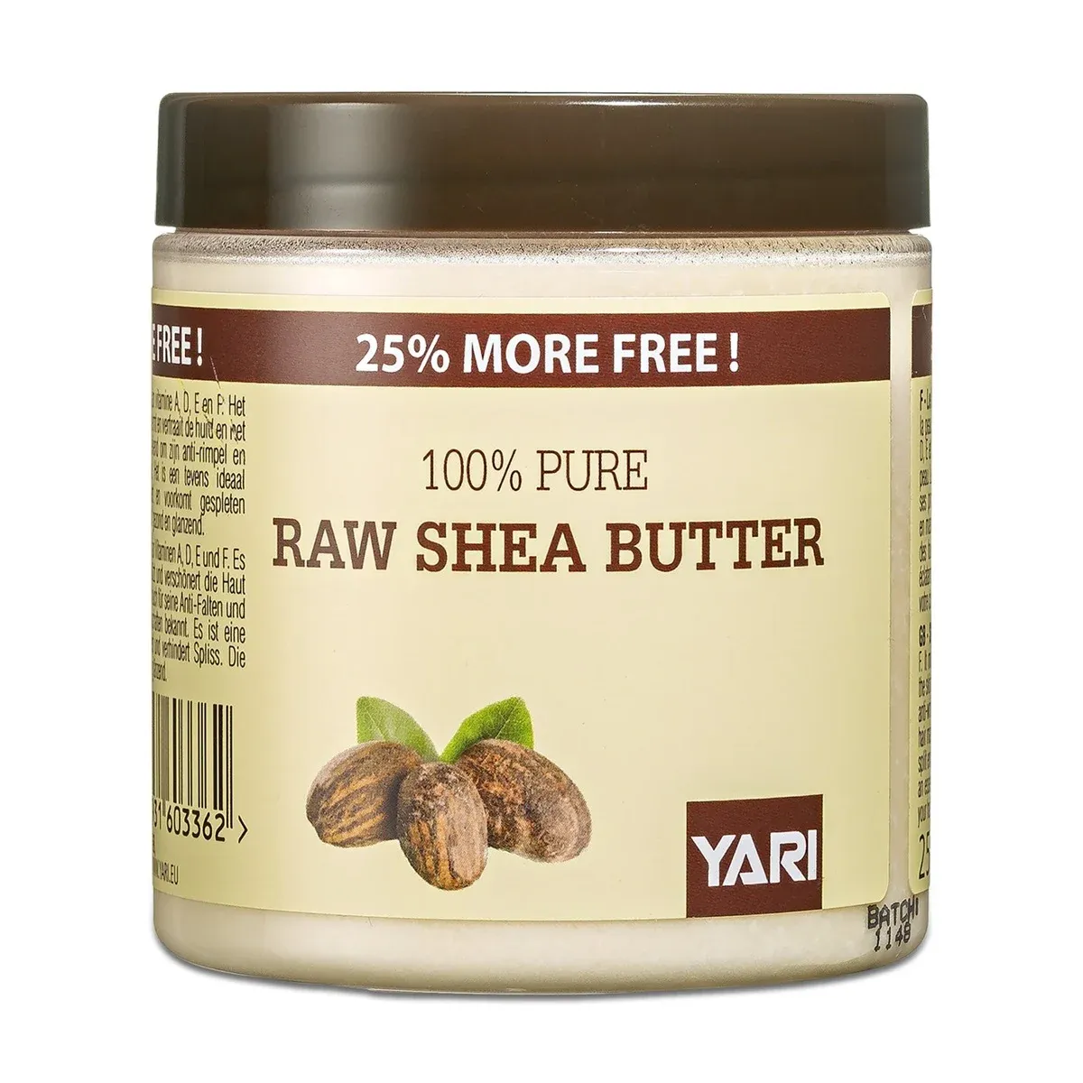 YARI 100% PURE RAW SHEA BUTTER 250ML