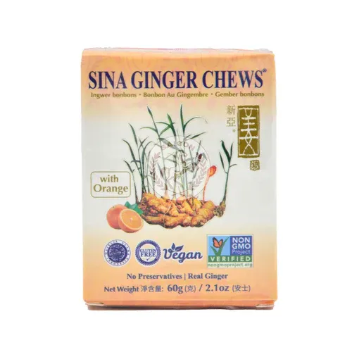 SINA GINGER CANDY ORANGE 60G