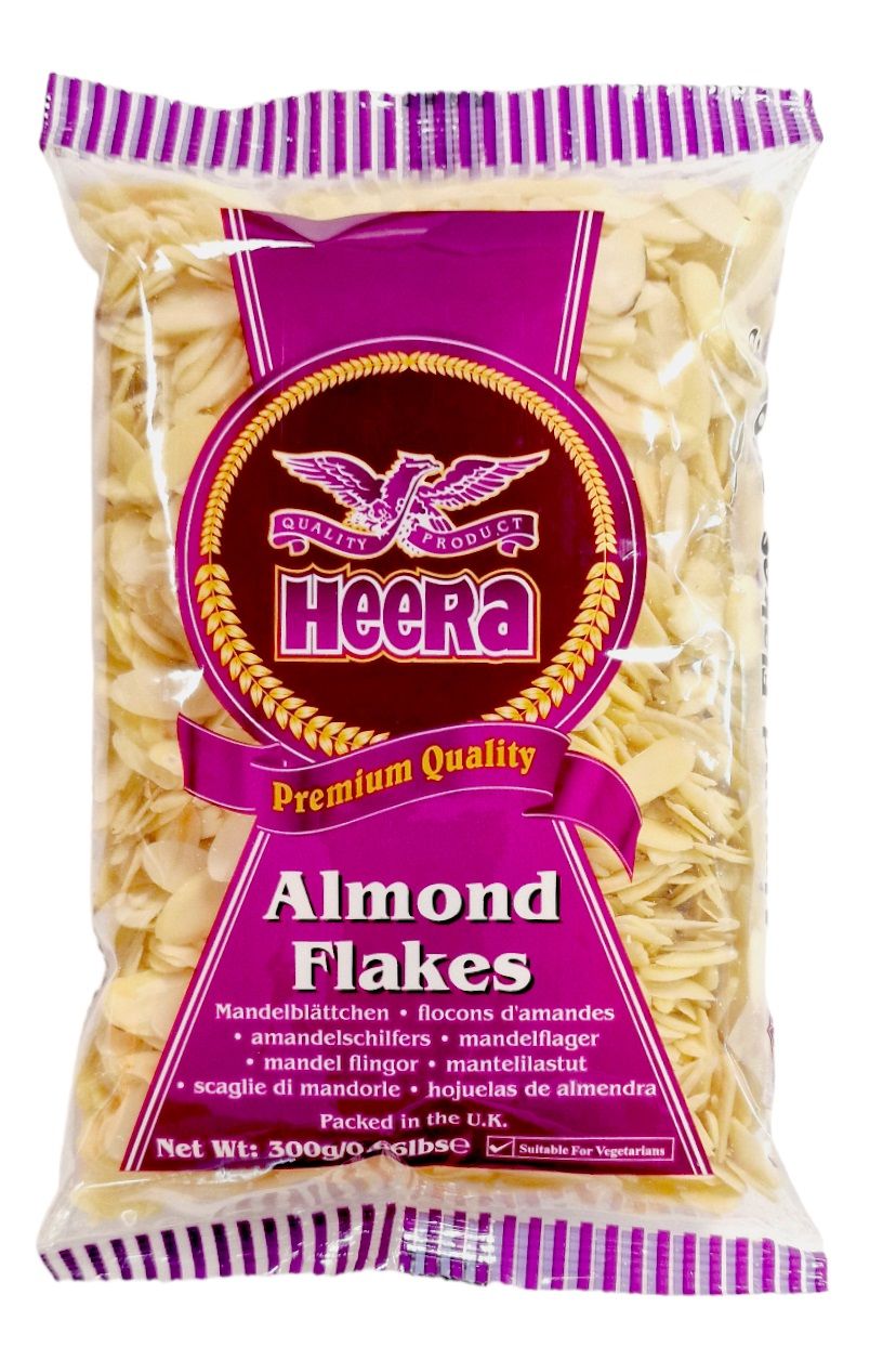 HEERA ALMOND FLAKES 300G