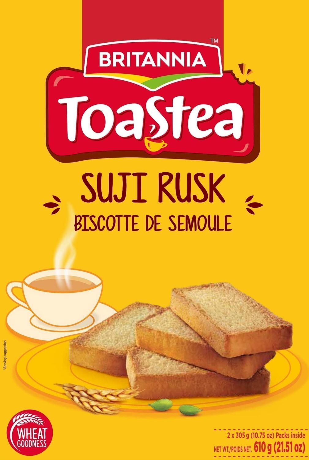BRITANNIA SUJI RUSK 610G