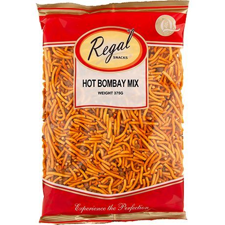 REGAL SNACKS HOT BOMBAY MIX 375G