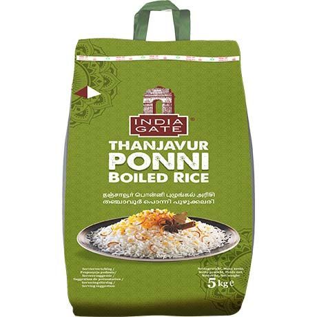 INDIA GATE PONNI BOILED RICE 5KG