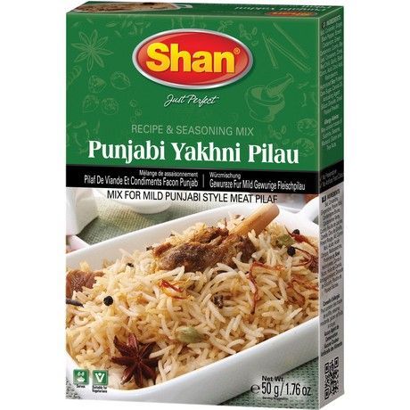 SHAN SPICE MIX PUNJABI YAKHNI PILAU 50G