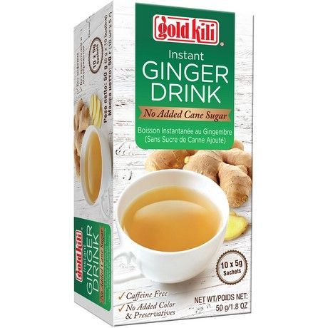 GOLD KILI INSTANT GINGER DRINK SUGAR-FREE 50G
