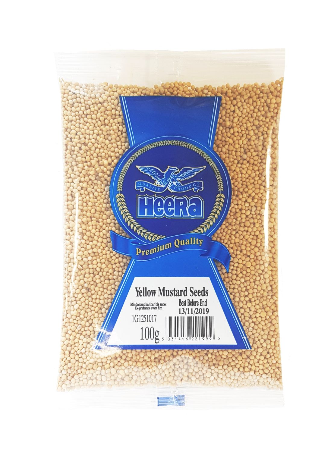 HEERA MUSTARD SEEDS YELLOW 100G