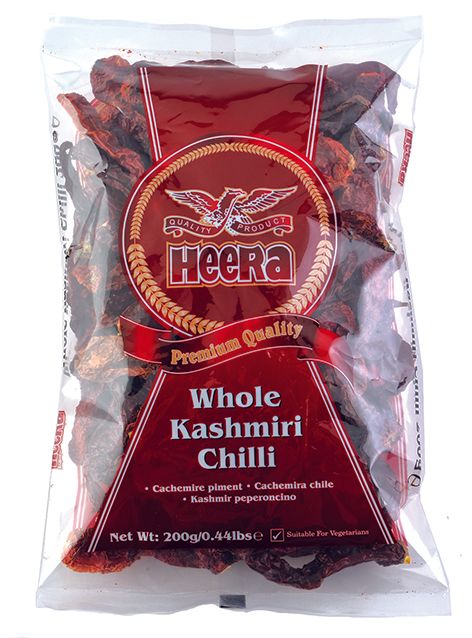 HEERA WHOLE KASHMIRI CHILLI 200G