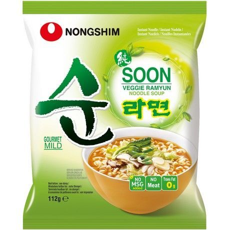 NONGSHIM SOON VEGGIE RAMYUN NOODLES 112G