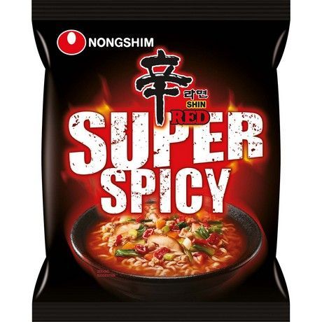 NONGSHIM SHIN RED SUPER SPICY NOODLES 5-PACK