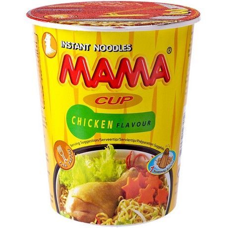 MAMA INSTANT NOODLES CHICKEN FLAVOUR CUP 70G