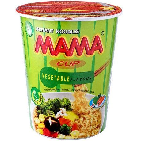 MAMA NOODLES SHRIMP VEGETABLE FLAVOUR CUP 70G