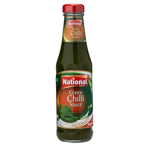 NATIONAL GREEN CHILLI SAUCE 300G