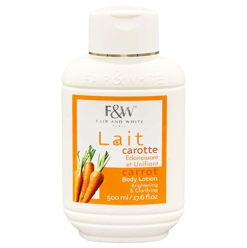 FAIR & WHITE CARROT BODY LOTION 485ML