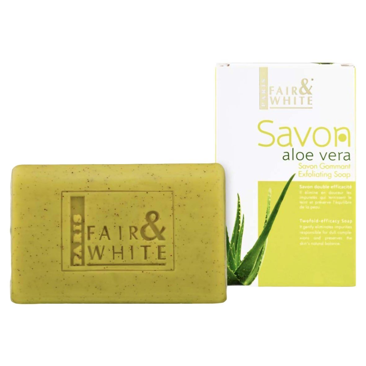 FAIR & WHITE ALOE VERA EXFOLIATING SOAP 200G