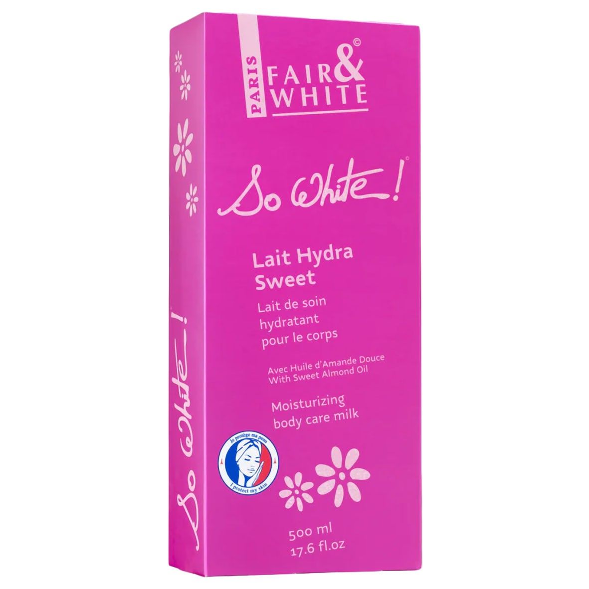 FAIR & WHITE SO WHITE LAIT HYDRA SWEET BODY MILK 500ML
