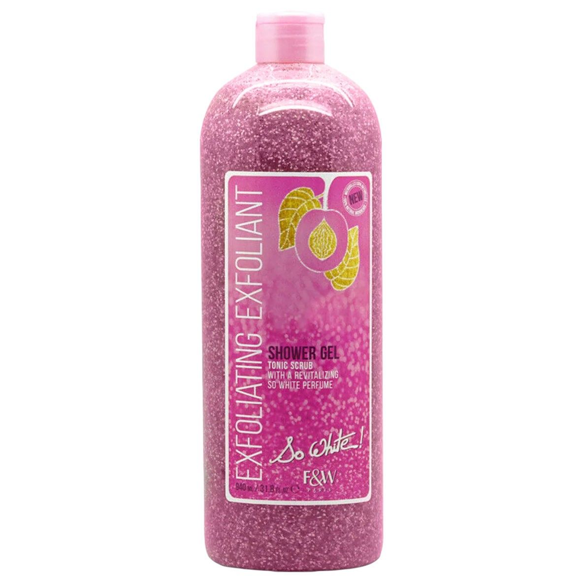 FAIR & WHITE SO WHITE EXFOLIATING SHOWER GEL 940ML