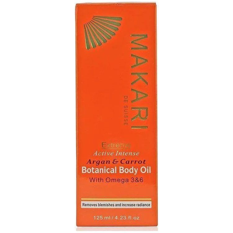 MAKARI EXTREME ARGAN & CARROT OIL BOTANICAL BODY OIL 125ML