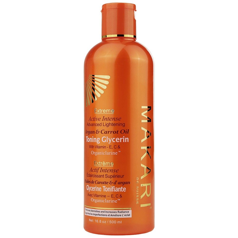 MAKARI EXTREME ARGAN & CARROT OIL TONE BOOSTING BODY GLYCERIN 500ML