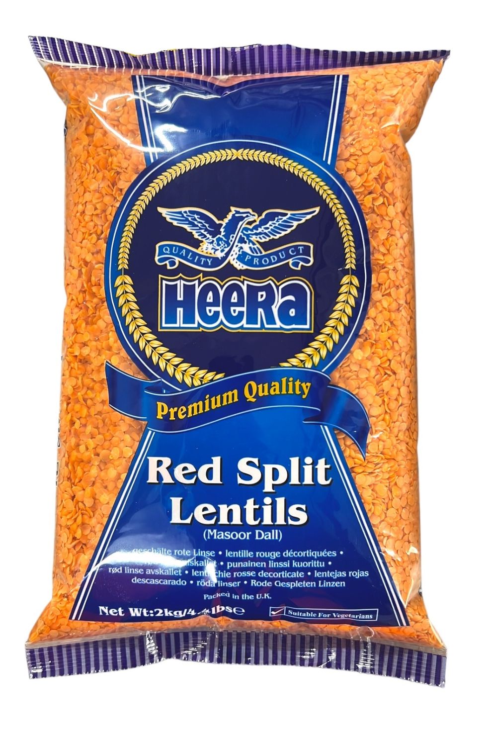 HEERA RED LENTILS / MASOOR DAL 2KG