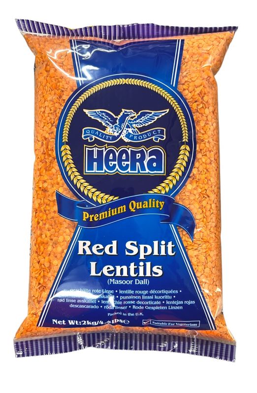 HEERA RED LENTILS / MASOOR DAL 2KG