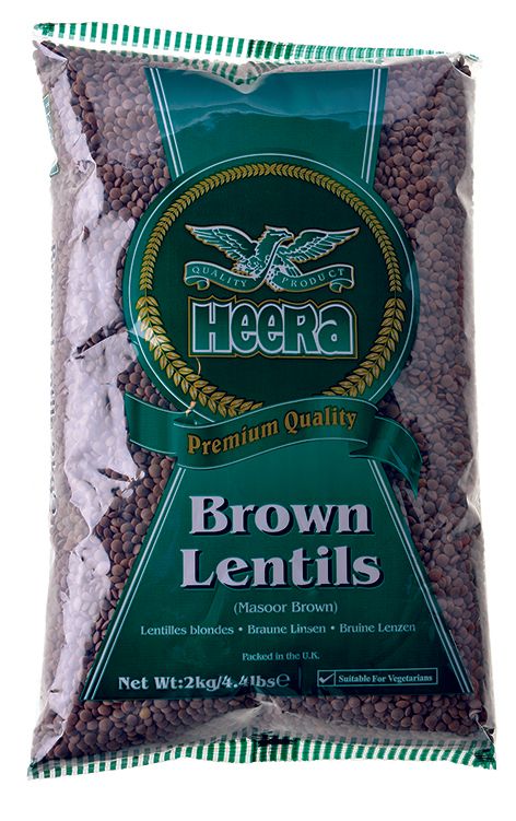 HEERA BROWN LENTILS / MASOOR 500G
