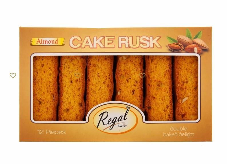 REGAL CAKE RUSK ALMOND 630G