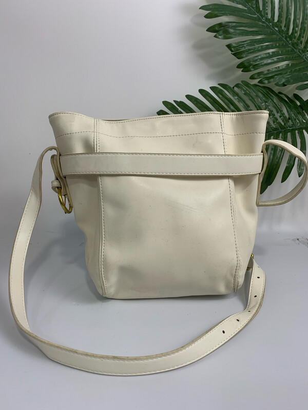 White Bucket Bag
