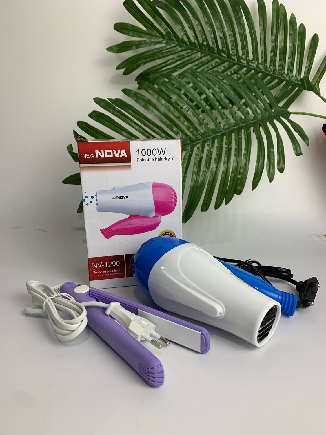 Nova Hair Dryer And Straightener Mini Set