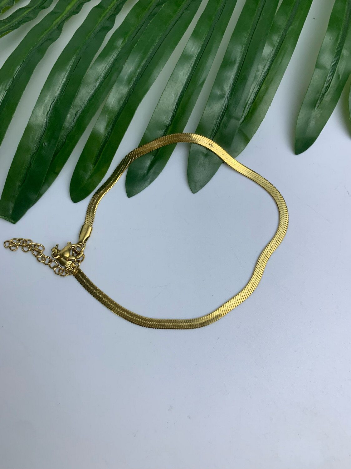 Non Tarnish Stainless Steel Gold Anklet