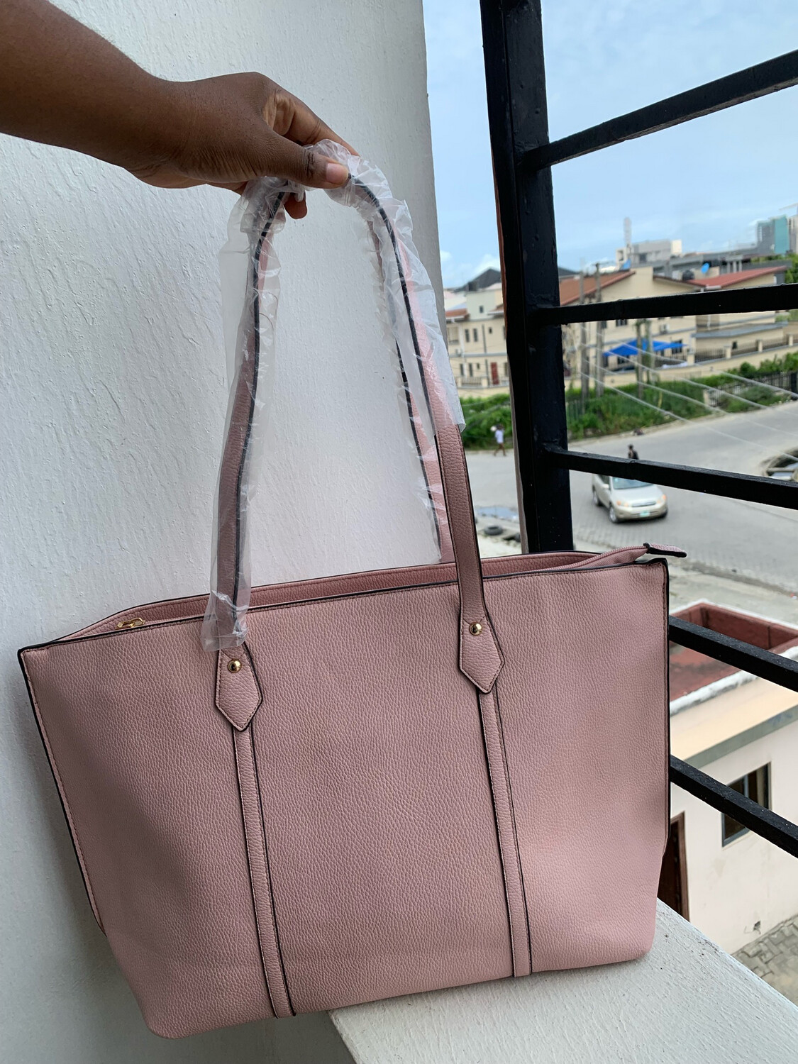 Pink Work Laptop Tote bag