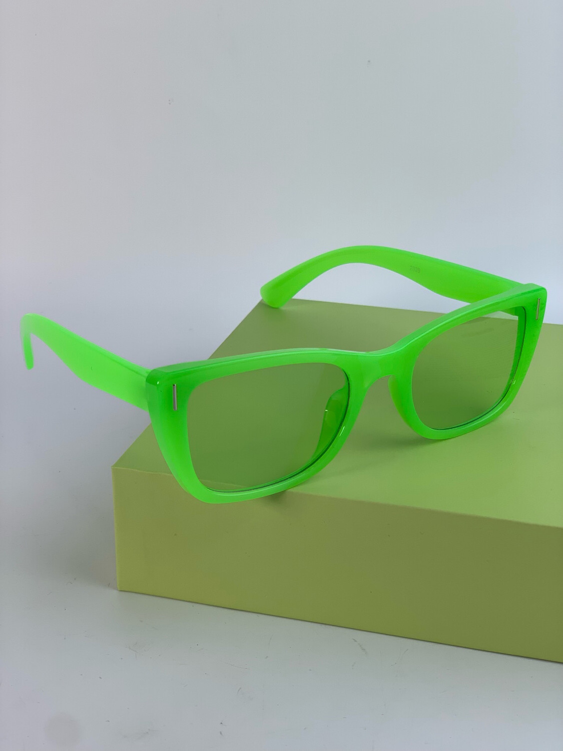Green Wayfarer Glasses