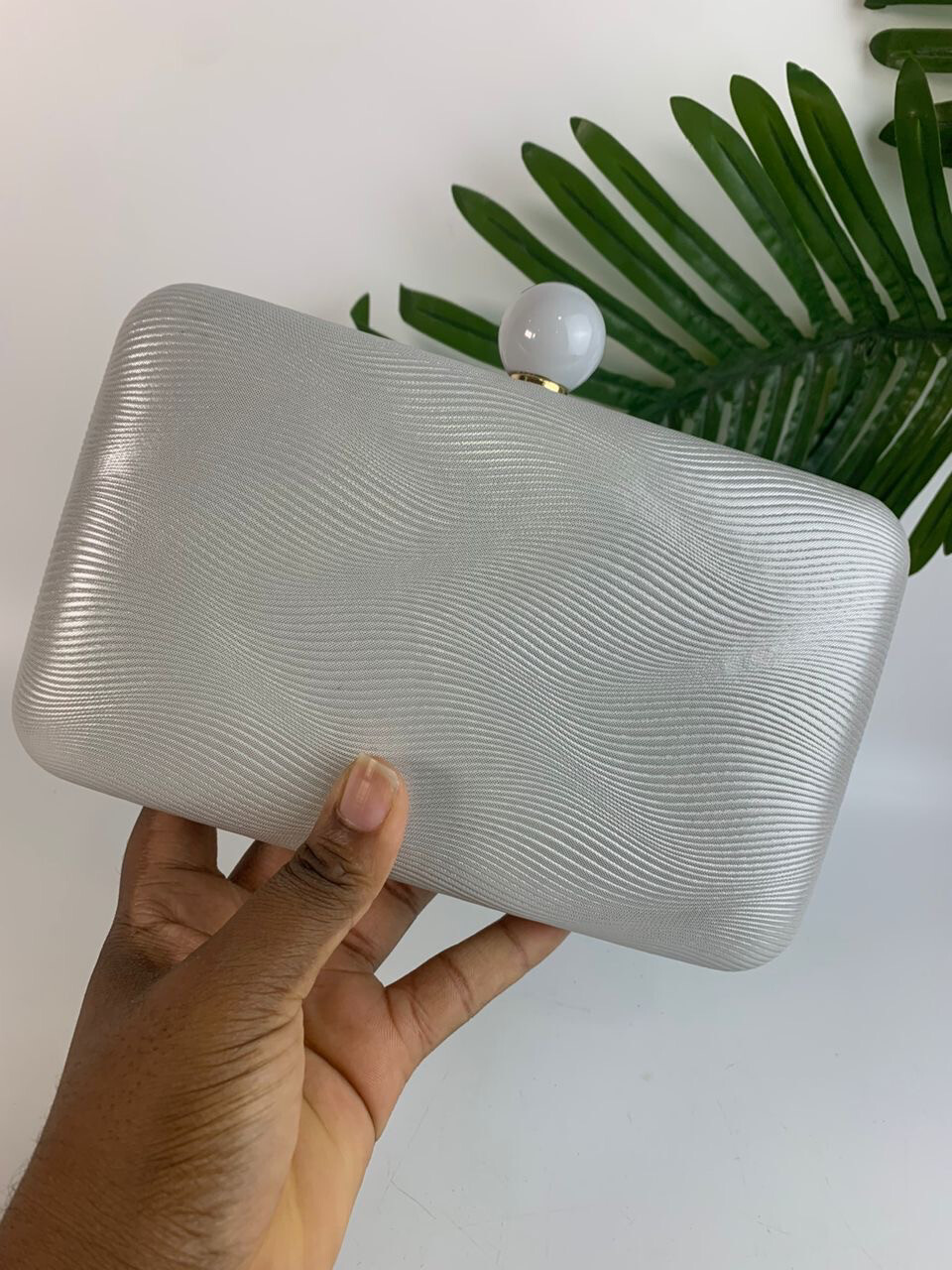 Silver Chrome Inspired Purse