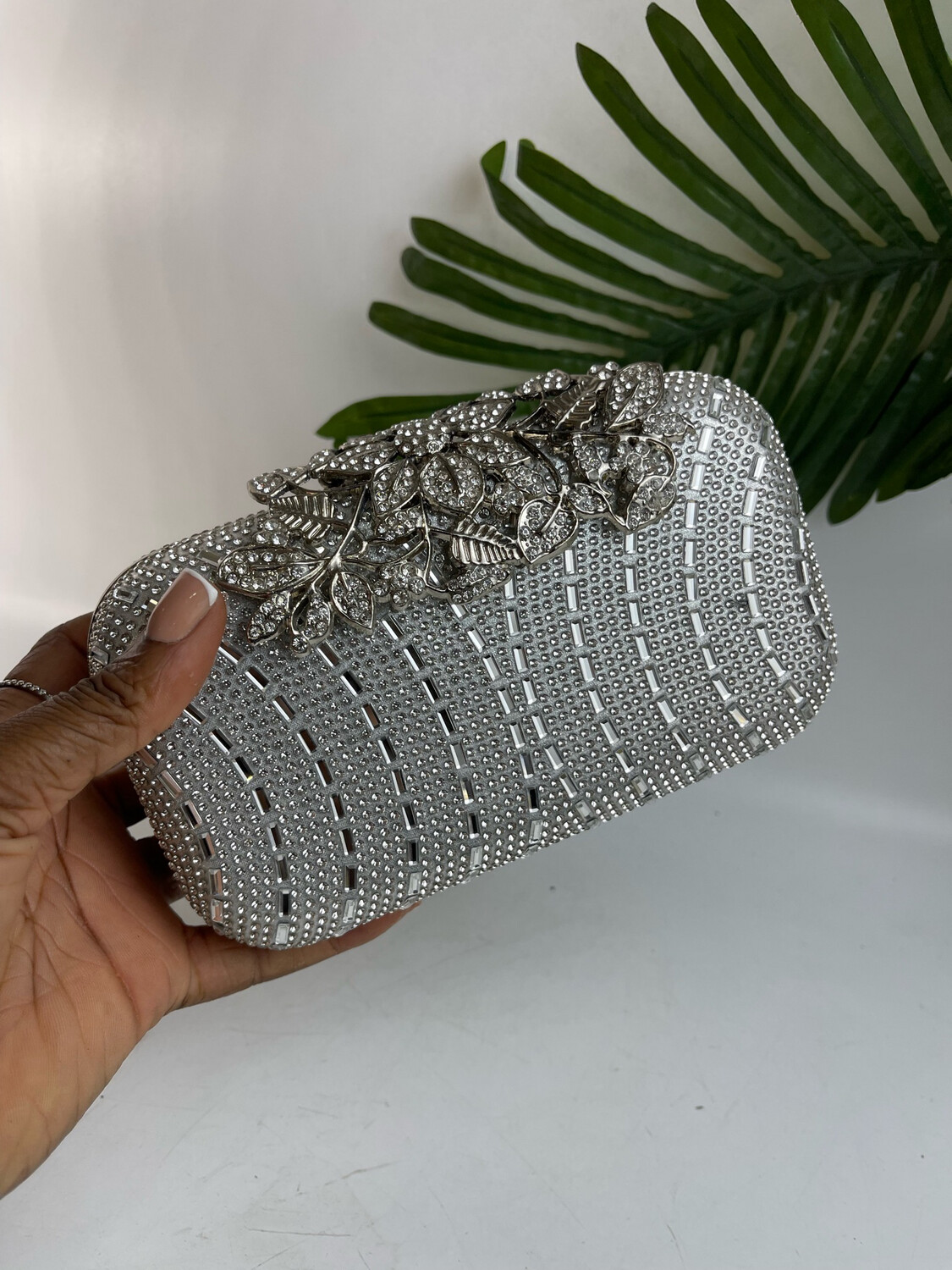 Silver Detailed Purse