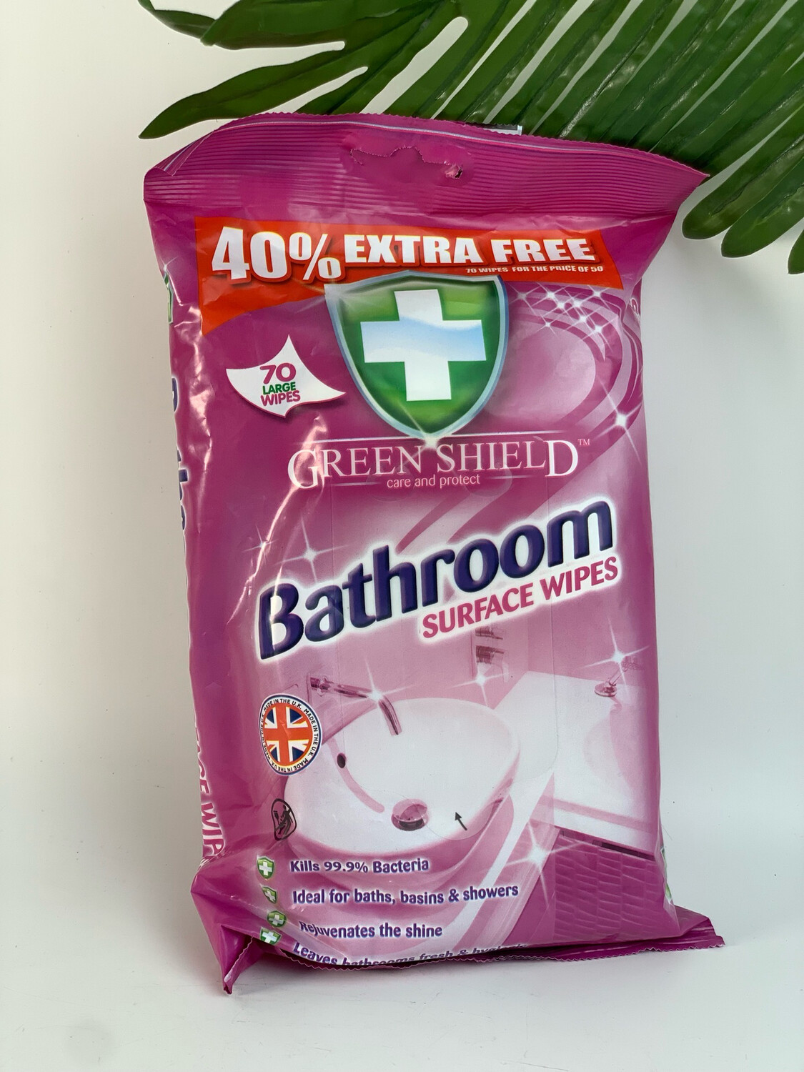 Bathroom Surface Wipes 70 Pieces