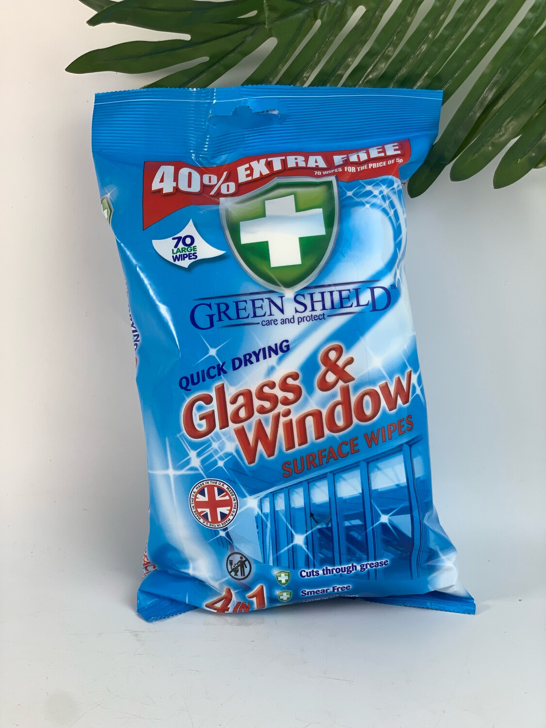 Glass & Window Surface Wipes 70 Pieces