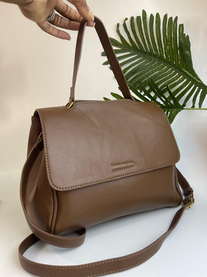 Brown Midi Classy Bag