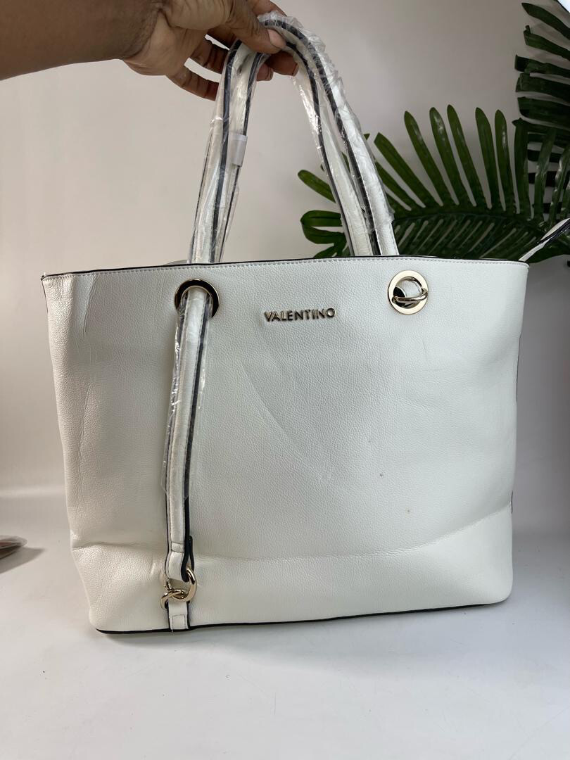 White Valentino Maxi Tote Bag