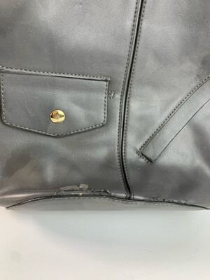 Grey Mini Bucket Bag ( Peeling)