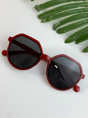 Red Opaque Sunglasses