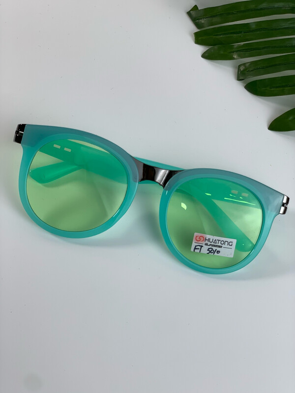 Green Opaque Sunglasses