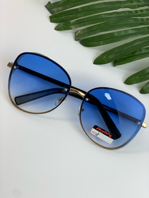 Blue Ombré Sunglasses