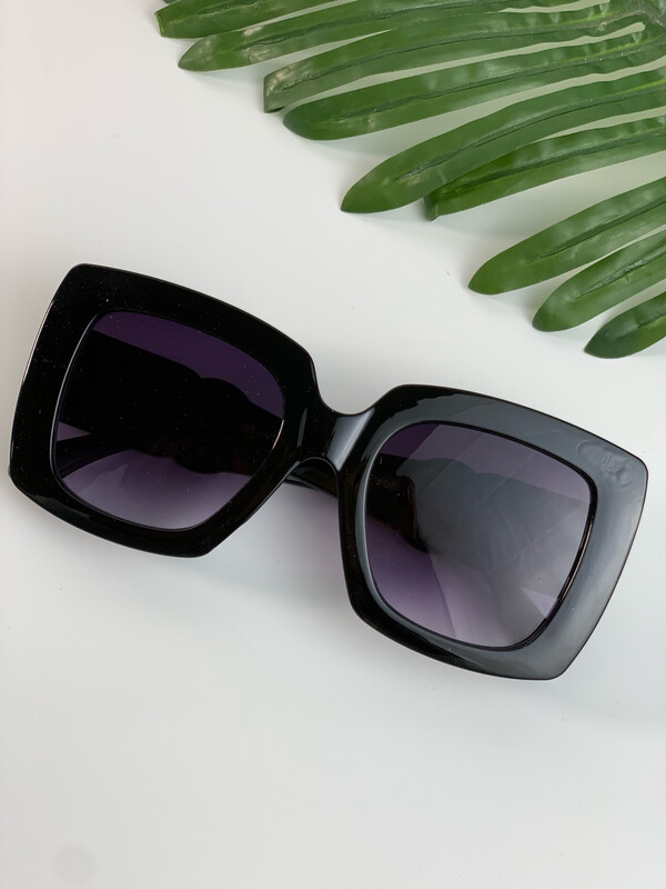 Black Block Sunglasses